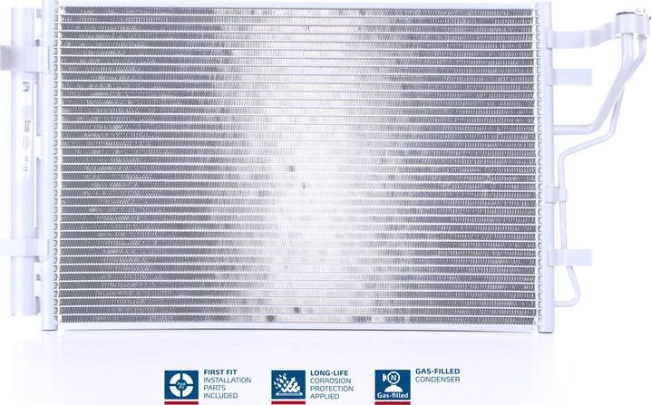 Радиатор кондиционера (конденсатор) Nissens (алюминий). Артикул 940006