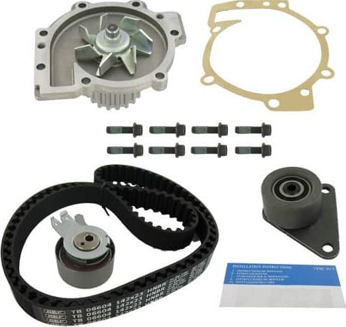 Помпа (водяной насос) с комплектом ремня ГРМ SKF для Volvo XC70 I 1997-2007. Артикул VKMC 06604