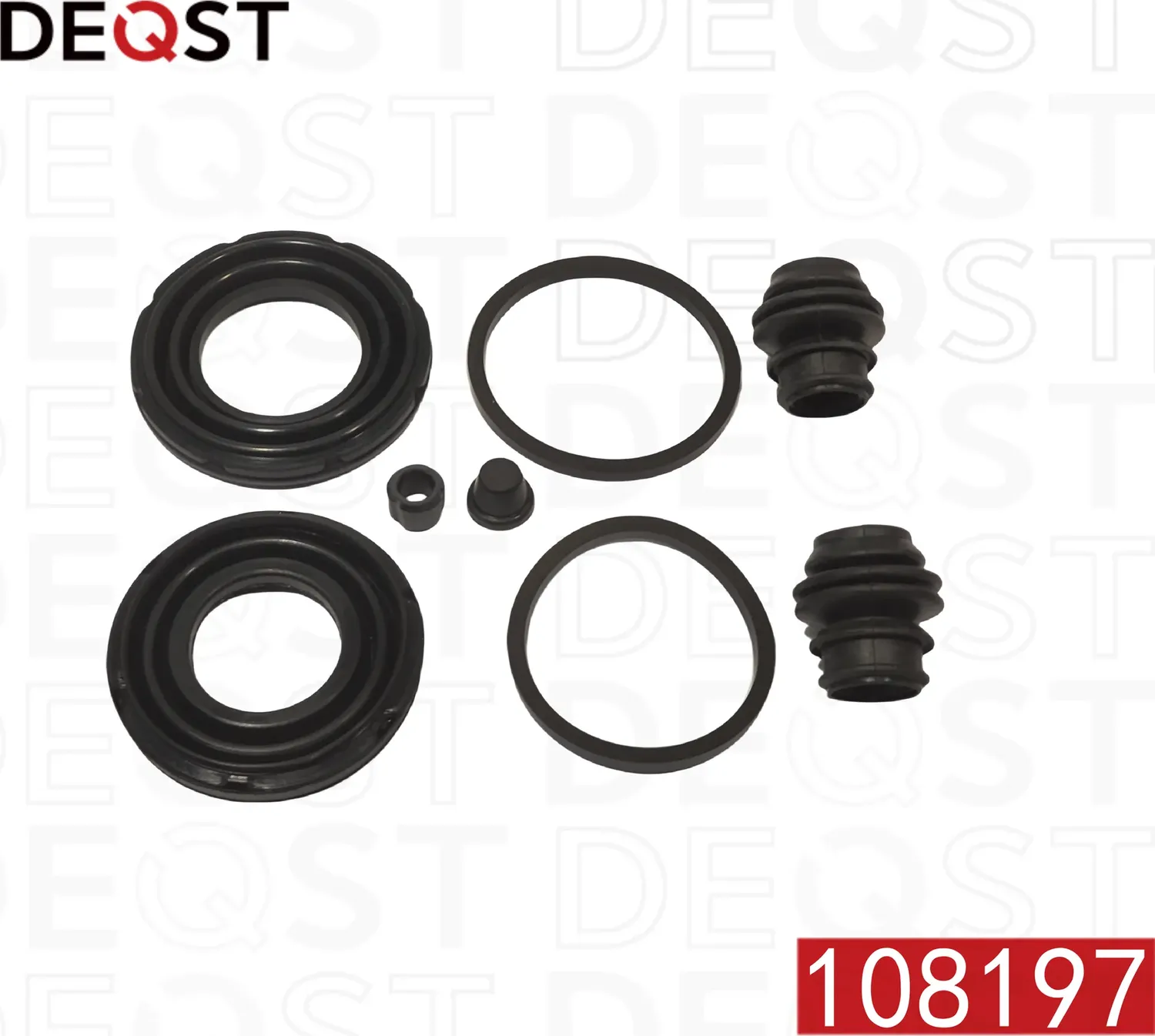 Ремкомплект тормозного суппорта переднего (для поршня O 38/43 mm  суппорт Akebono). HONDA Accord VII (Deqst). Артикул 108197