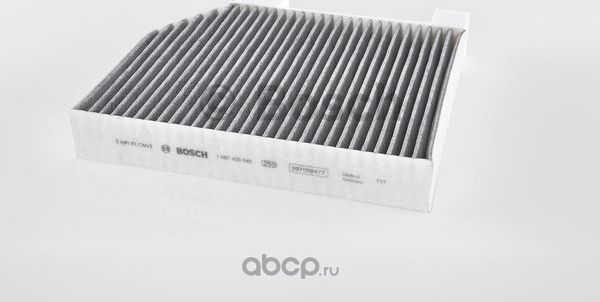 Фильтр салона (воздушный, угольный) (Bosch). Артикул 1987435545