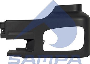 Бампер Sampa левый для Mercedes-Benz Axor 2004-2026. Артикул 1810 0264