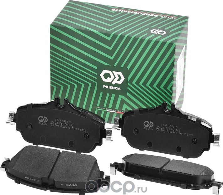 Колодки тормозные дисковые передние (Pilenga). Артикул FDP9978S