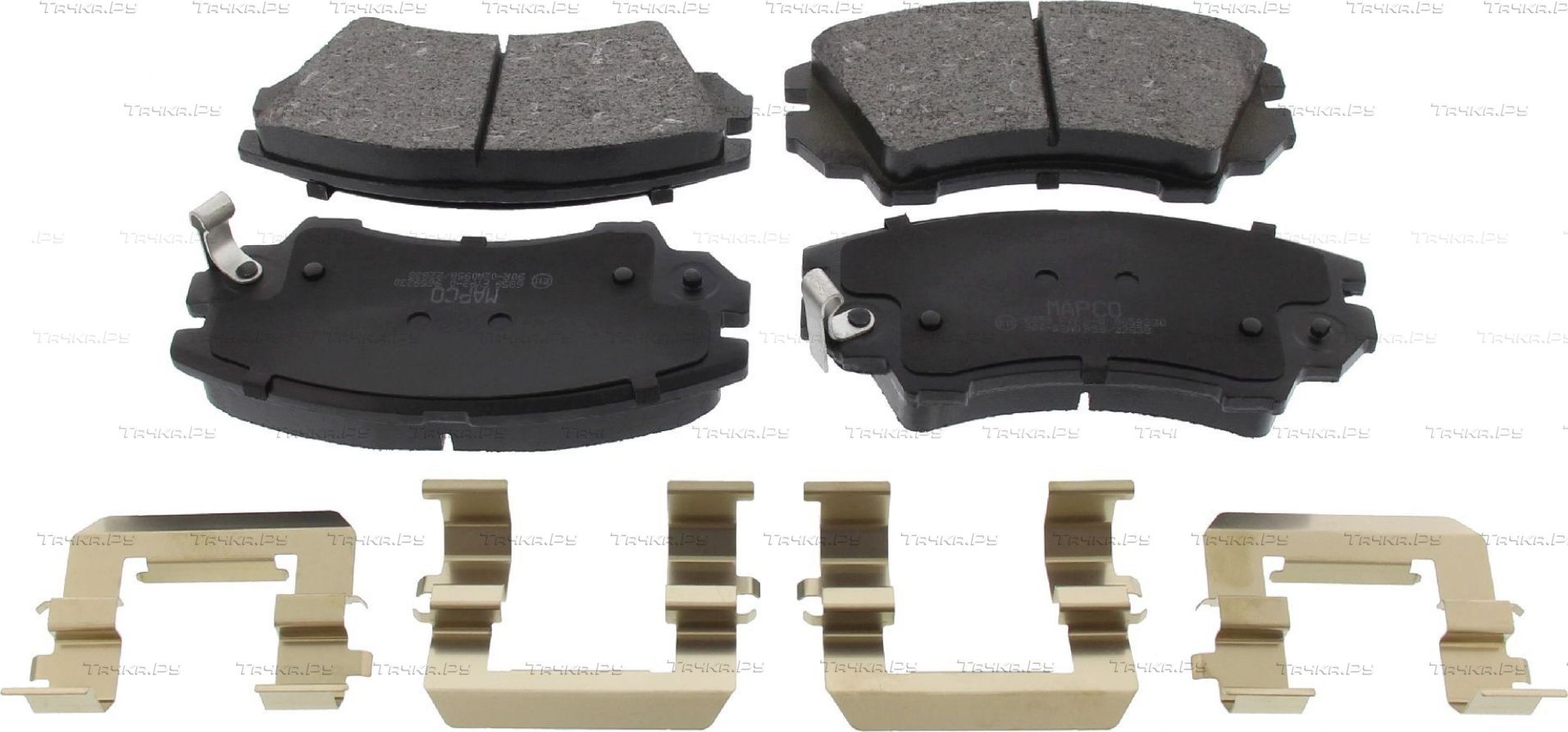 Тормозные колодки MAPCO передние для Chevrolet Malibu VIII 2012-2016. Артикул 6859