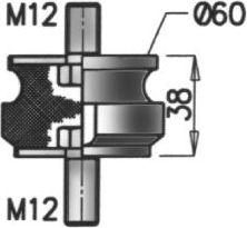 Глушитель Dinex. Артикул 21820