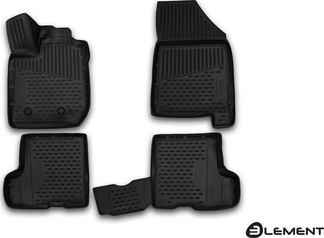Коврик Element 3D для салона Lada Xray (компл. с ящиком) 2015-2026. Артикул ELEMENT3D5238210k
