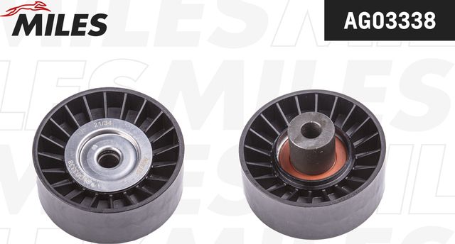Направляющий (ведущий) ролик приводного поликлинового ремня Miles. Артикул AG03338