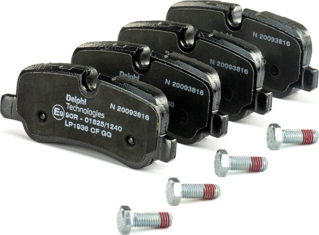 Тормозные колодки Delphi (Low-Metallic). Артикул LP1936