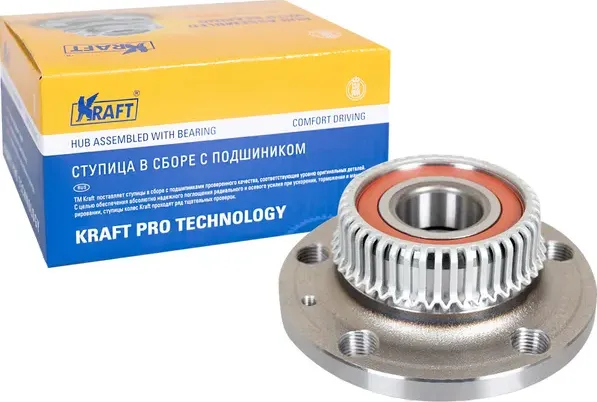 Ступица с подшипником SKODA OCTAVIA 96- задн.лев.прав. (Kraft) Kraft. Артикул KT100632