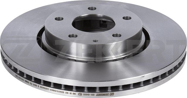 Тормозной диск Zekkert передний для Mazda CX-5 II 2017-2026. Артикул BS-6455