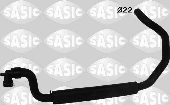Патрубок радиатора (системы охлаждения) Sasic. Артикул 3400197