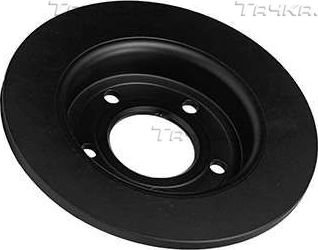 Тормозной диск Zentparts задний для Mazda 3 II (BL) 2010-2013. Артикул Z06104
