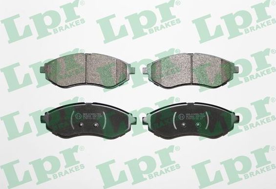 Тормозные колодки LPR. Артикул 05P1080