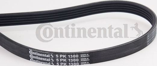 Приводной ремень поликлиновой ContiTech для Skoda Superb I 2001-2008. Артикул 5PK1300