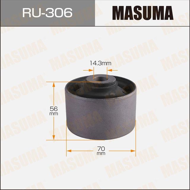 Сайлентблок заднего рычага подвески Masuma. Артикул RU-306