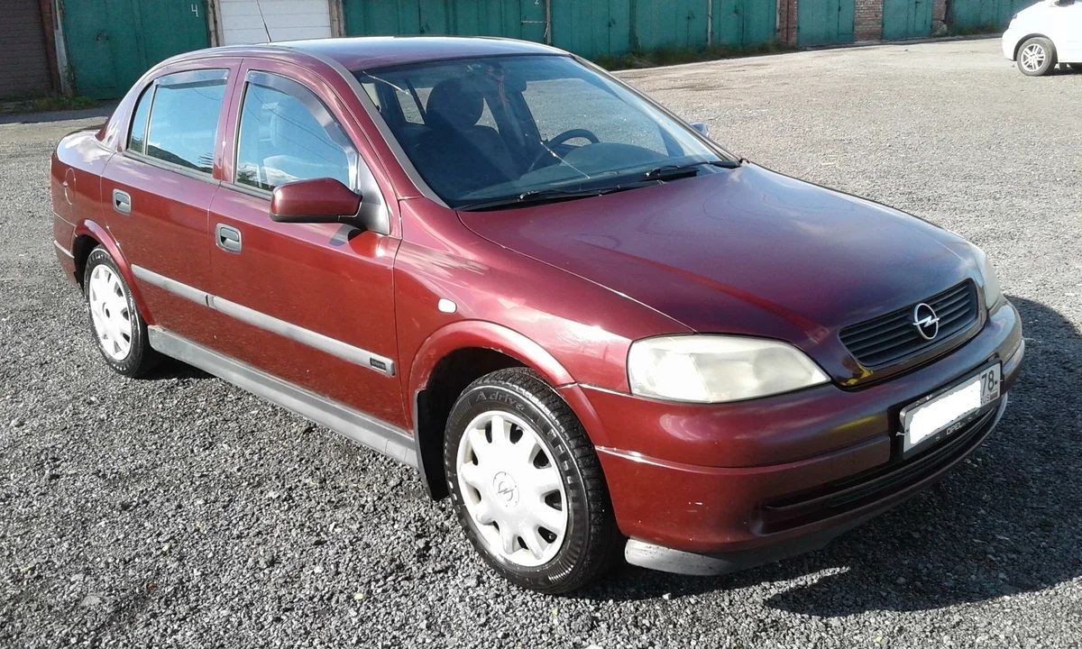 Дефлекторы Heko для окон Opel Astra G седан 1998-2004. Артикул 25336