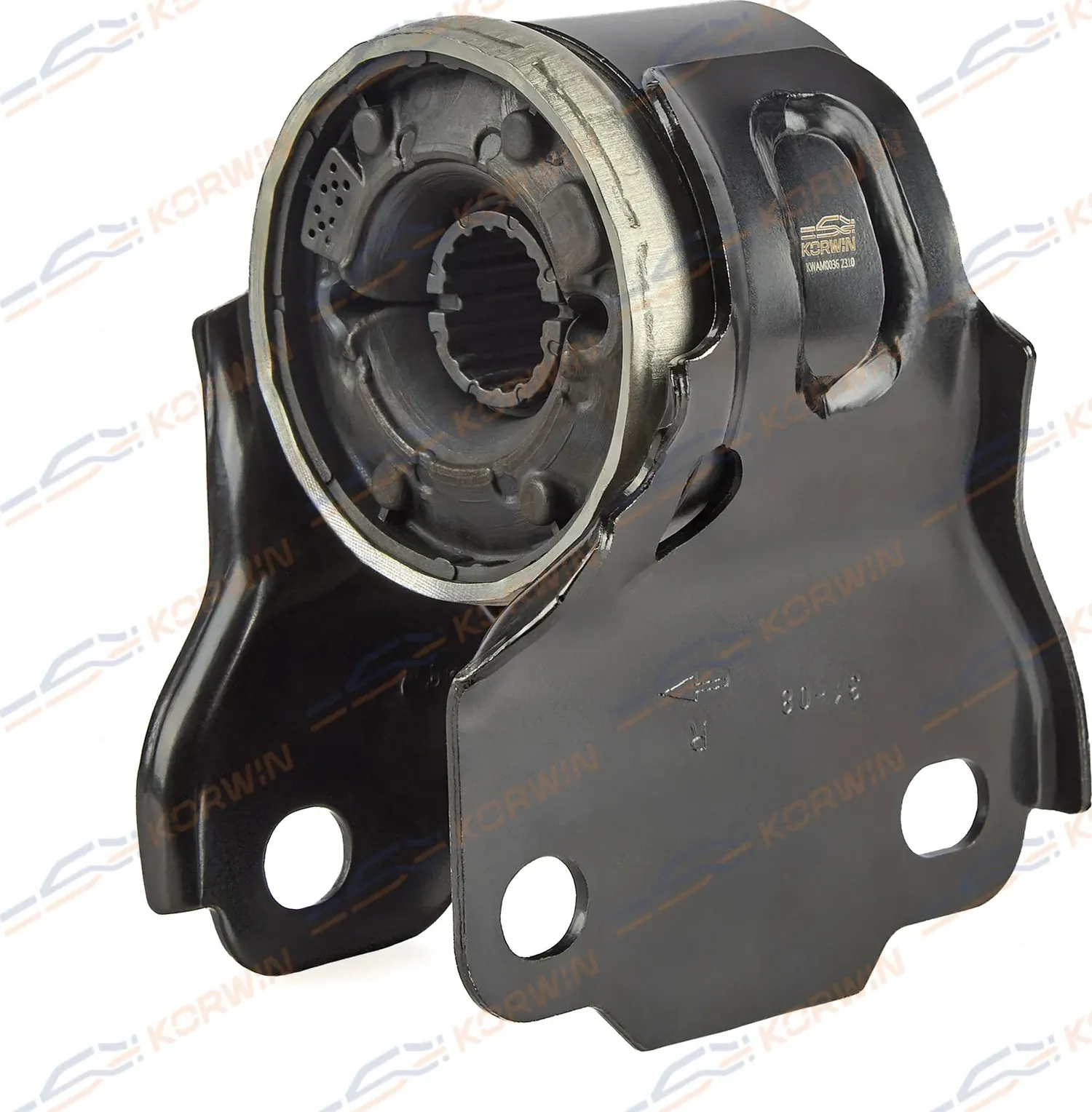 Сайлентблок переднего рычага задний с кронштейном L гарантия 1 год 30т км) (Korwin). Артикул KWAM0036