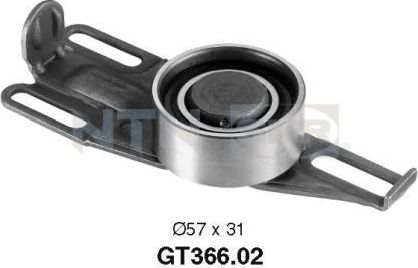 Натяжной ролик (натяжитель) ремня ГРМ NTN / SNR. Артикул GT366.02