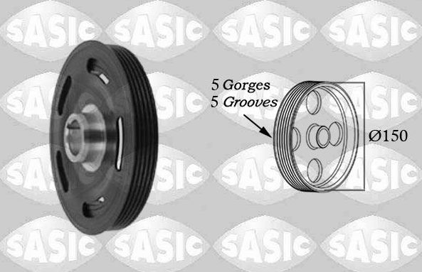 Шкив коленвала Sasic. Артикул 2156010