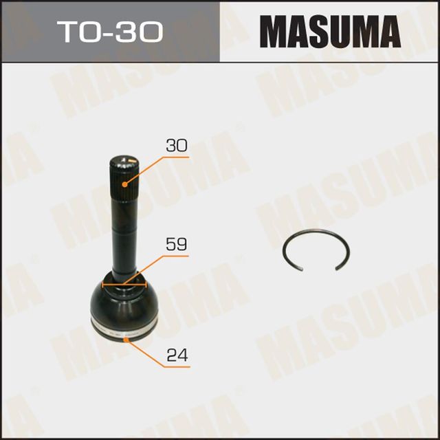 Шрус наружный (граната) Masuma передний для Toyota Land Cruiser 80 1990-1997. Артикул TO-30