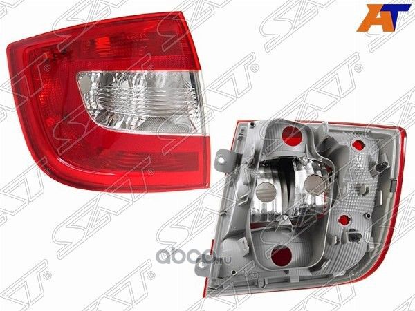 Фонарь задний SKODA RAPID 12- LH (SAT). Артикул ST6651926L