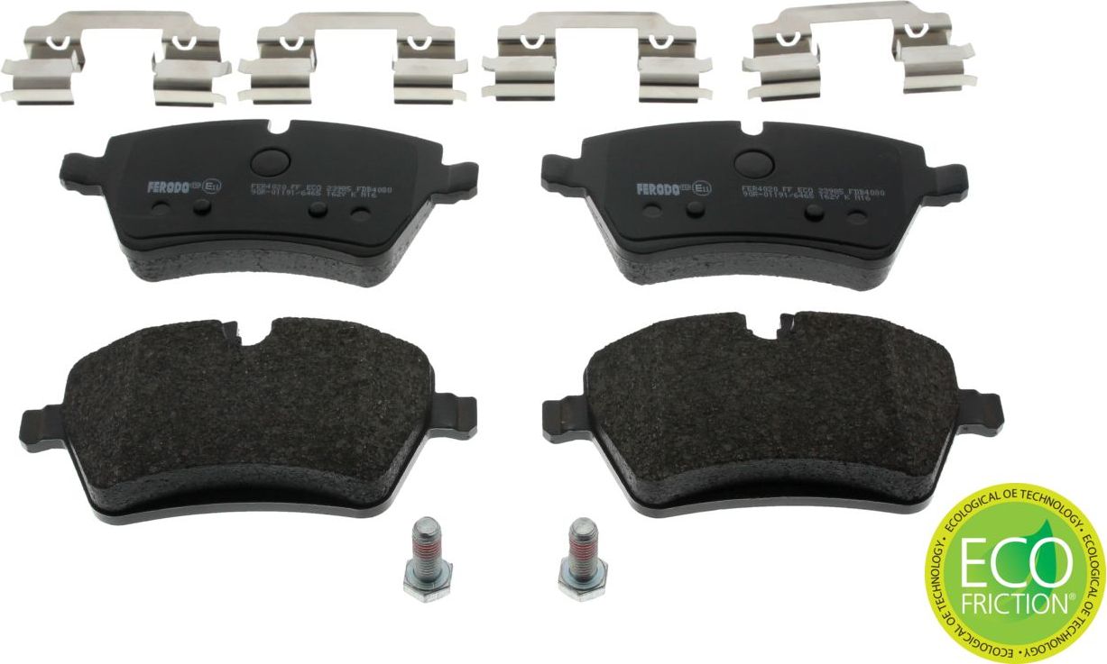 Тормозные колодки Ferodo Premier Eco Friction. Артикул FDB4080