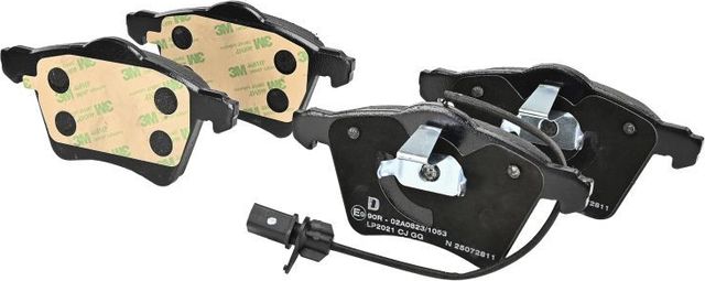 Тормозные колодки Delphi (Low-Metallic) передние для Ford Galaxy I 2001-2006. Артикул LP2021