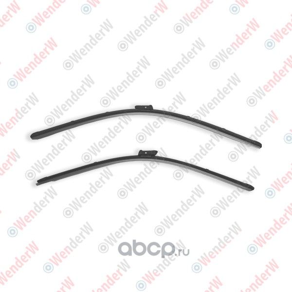 ЩЕТКА СТЕКЛООЧИСТИТЕЛЯ БЕСКАРКАСНАЯ ЛЕВАЯ, ПРАВАЯ (комплект-2шт.) 650мм Х 570мм (Wenderw). Артикул WECHE031