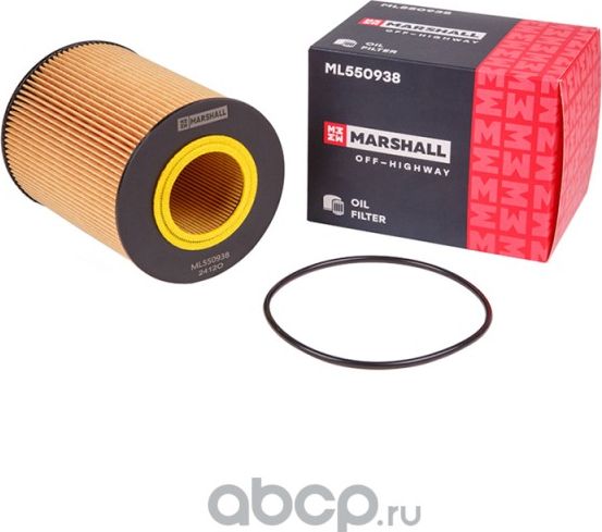 Масляный фильтр, картриджный дв. John Deere 6081, 6090 (ML550938) (Marshall). Артикул ML550938
