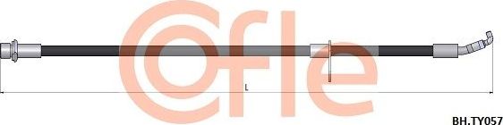 Тормозной шланг Cofle. Артикул 92.BH.TY057