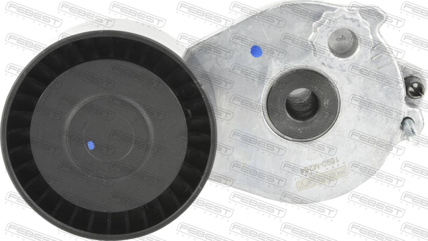 Натяжной ролик (натяжитель) приводного клинового зубчатого ремня Febest. Артикул 1690-M264