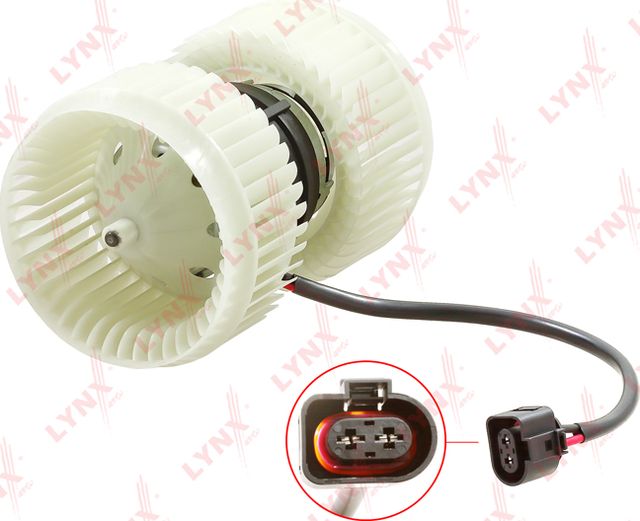 Вентилятор, мотор печки (отопителя) салона LYNXauto для Audi S8 II (D3) 2006-2010. Артикул RF-1757