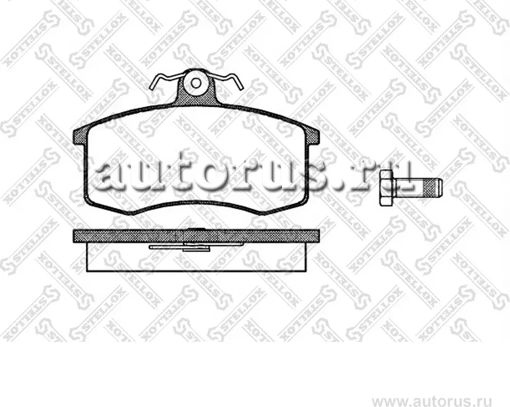 232 000-SX 221 00=FO474381=FDB527=571346B !колодки дисковые п. LADA 2108-2112 1. (Stellox). Артикул 232000SX