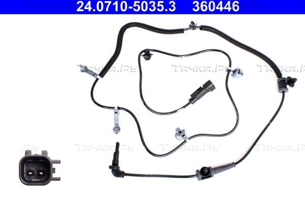 Датчик ABS ATE задний правый для Opel Insignia I 2008-2017. Артикул 24.0710-5035.3