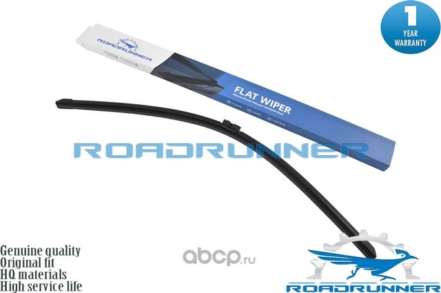 Щетка стеклоочистителя бескаркасная 630 мм (Roadrunner). Артикул RR630FQ