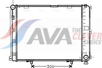 Радиатор охлаждения двигателя AVA. Артикул MS2035