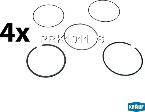 Кольца поршневые Krauf. Артикул PRK1011LS