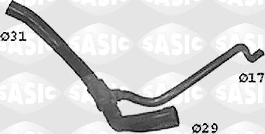 Патрубок радиатора (системы охлаждения) Sasic. Артикул SWH4315