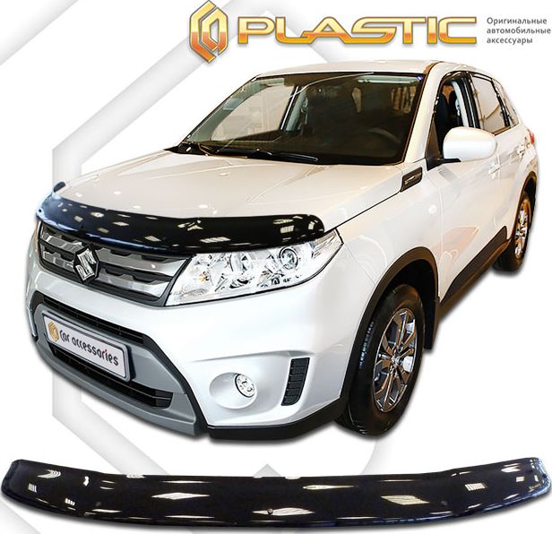 Дефлектор СА Пластик для капота (Classic черный) Suzuki Vitara IV 2015-2026. Артикул 2010010111526