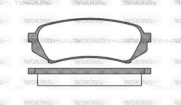 Тормозные колодки Woking. Артикул P6063.00