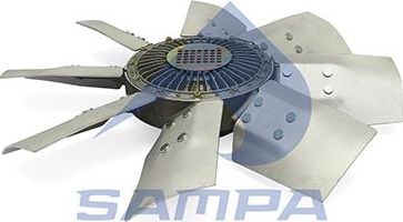 Вентилятор радиатора двигателя Sampa для Scania 3 1987-1999. Артикул 041.402