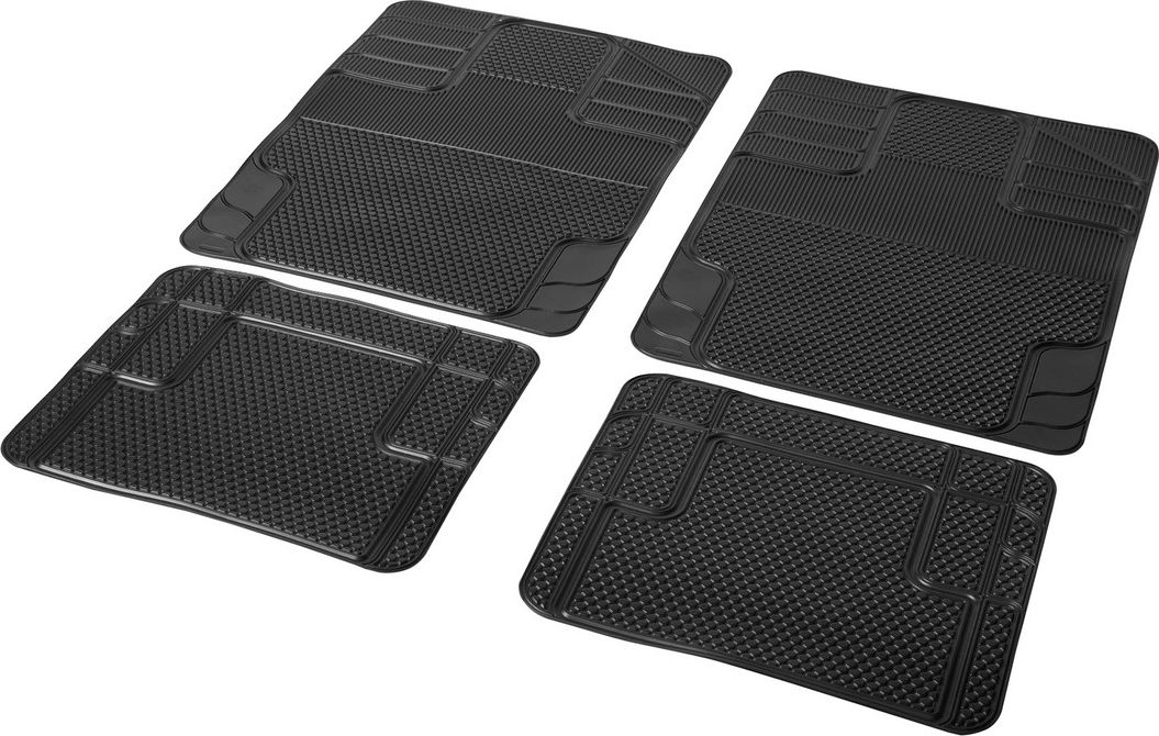 Коврики Rival для салона универсальные, без бортика, без крепежа, без перемычки. Артикул 10001001