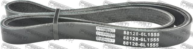Приводной ремень поликлиновой Febest для BMW 5 III (E34) 1990-1996. Артикул 88128-6L1555