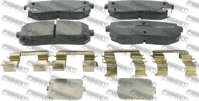 Тормозные колодки Febest. Артикул 1201-H1R