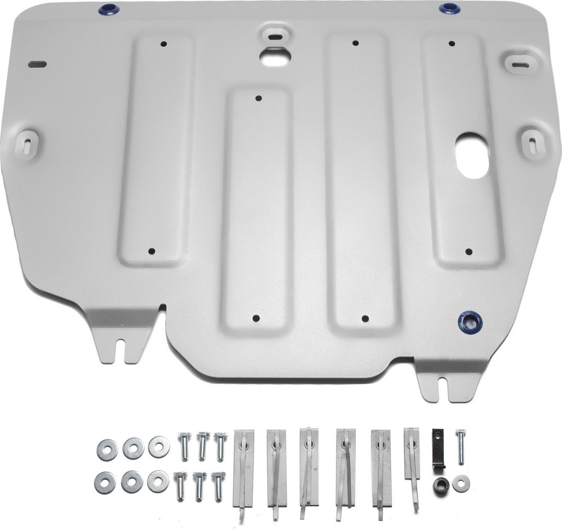 Защита алюминиевая Rival для картера и КПП Jaguar E-Pace АКПП 4WD 2017-2026. Артикул 333.3103.1