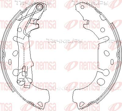 Тормозные колодки Remsa. Артикул 4192.00