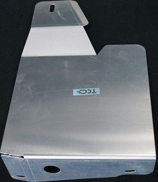 Защита алюминиевая ТСС (2 см) для двигателя левая (КПП) Exeed LX (2WD) 2022-2026. Артикул ZKTCC00519