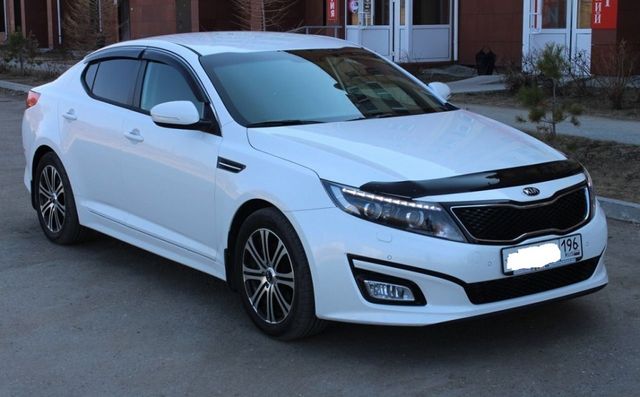 Дефлекторы Cobra Tuning для окон Kia Optima III 2010-2015. Артикул K12810