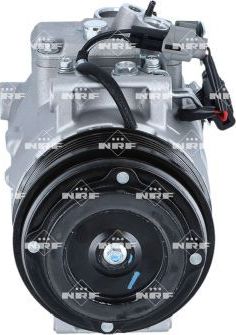 Компрессор кондиционера NRF EASY FIT для Mercedes-Benz C-Класс III (W204, C204) 2008-2015. Артикул 32676