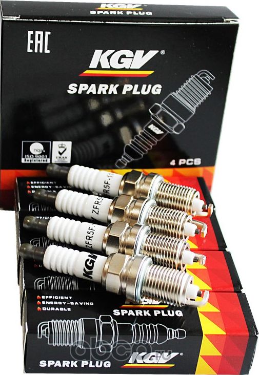 Свеча зажигания KGV HYUNDAI KIA( 1,4, 1,6L), MAZDA, HONDA KGV. Артикул ZFR5F11