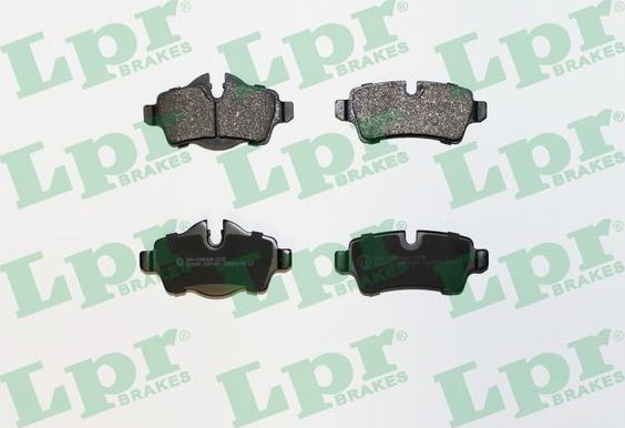 Тормозные колодки LPR задние для MINI Coupe R58 2010-2015. Артикул 05P1481